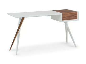 BATIK - Rectangular wooden writing desk by Cattelan Italia - view 2